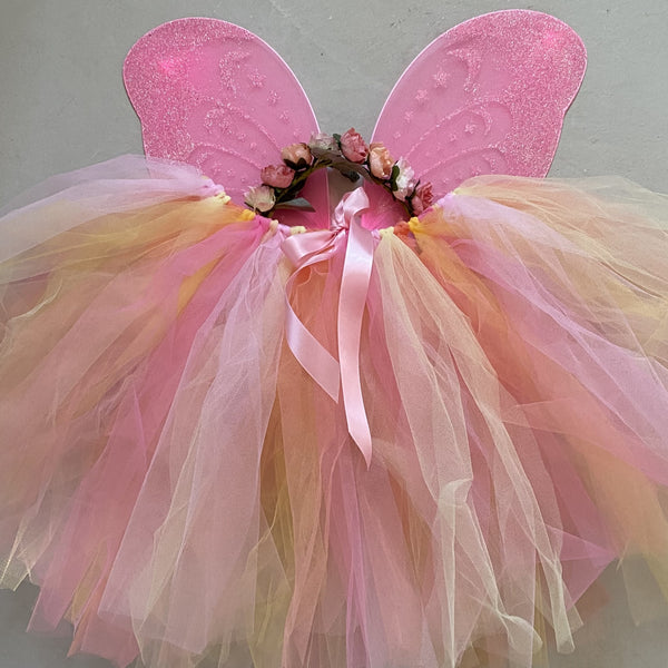 Handmade Flower Fairy Sets - peachy/pinks - Standard length
