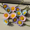 Daisy Pillow Boxes -  20 small daisies- available in white or pastel