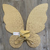 Gold Sequin Wings with Sparkle Moon Wand