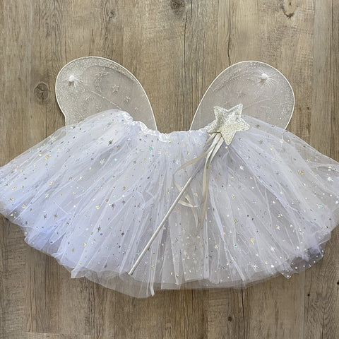 White Sparkle Snow Fairy set