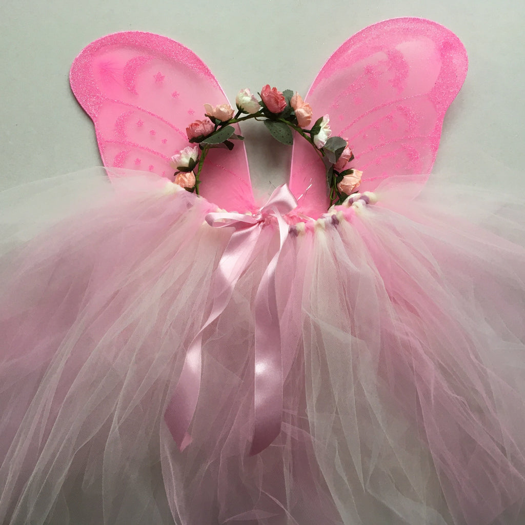 Handmade Flower Fairy Sets - pink - Standard length